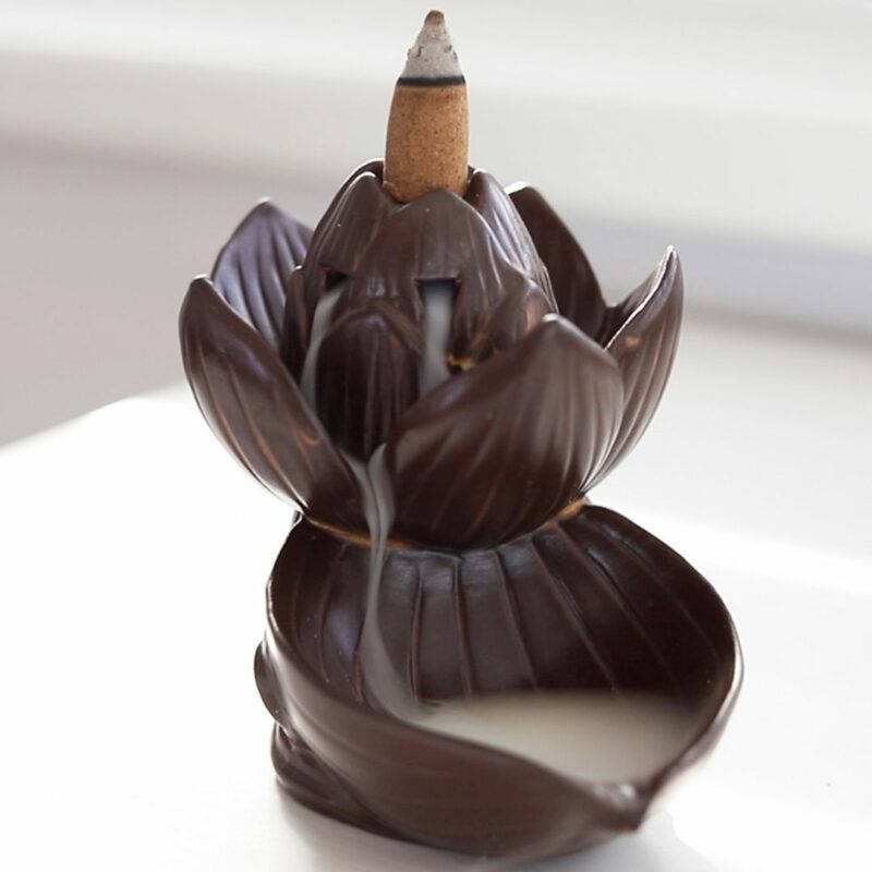 Rückfluss Räuchergefäß "Lotus"